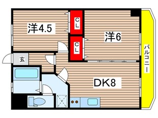 ヴィラ北田の物件間取画像